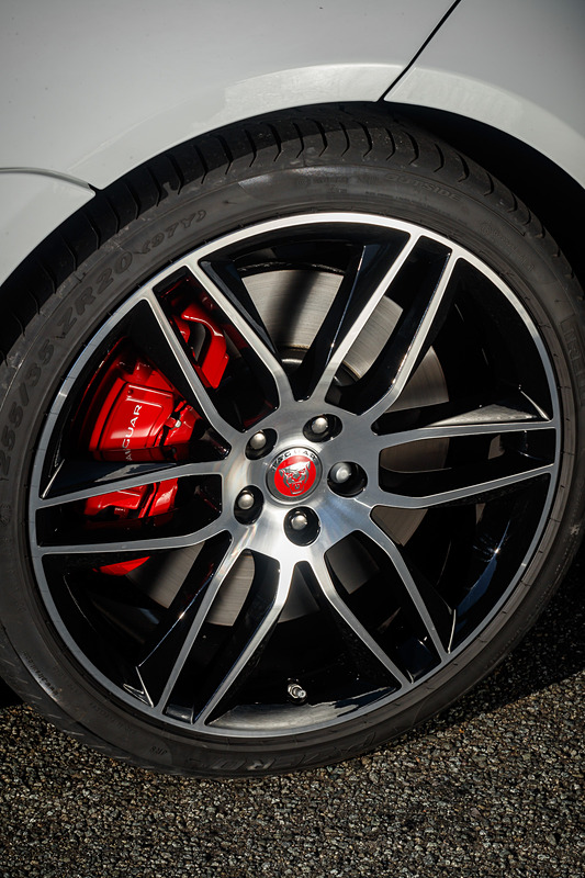 CHEQUERED FLAGバッヂやロゴのほか、レッドブレーキキャリパー、レッド・シートベルトなどを特別装備