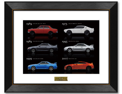 歴代GT-R 50周年記念 キャラファイングラフ