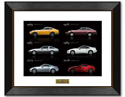 歴代フェアレディZ 50周年記念 キャラファイングラフ