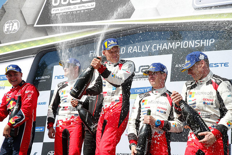 TOYOTA GAZOO Racing World Rally Teamは1-3フィニッシュを飾り、マニュファクチャラーズランキングで首位のHYUNDAI SHELL MOBIS WORLD RALLY TEAM Hyundaiに24ポイント差まで迫った