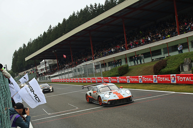 優勝したPorsche 911 GT3 R 20号車