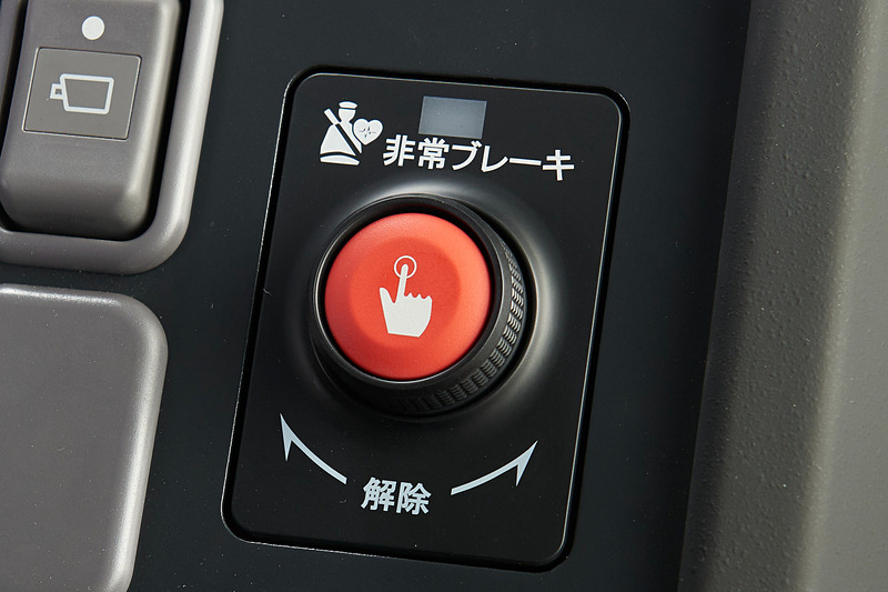 「EDSS：Emergency Driving Stop System」ドライバー席スイッチ