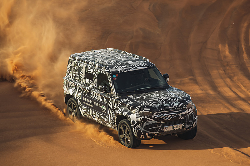 2019年後半にワールドプレミアを予定している新型「ディフェンダー（DEFENDER）」