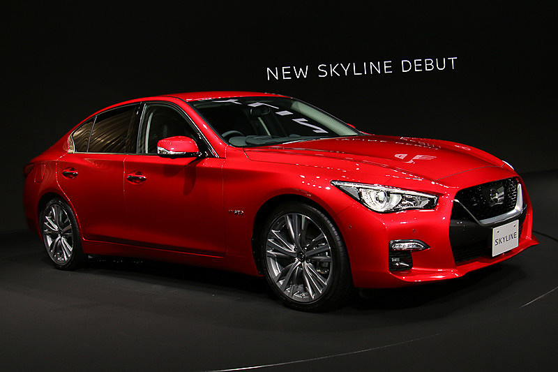 プロパイロット2.0は、写真の「スカイライン GT Type SP」といったハイブリッドモデルに標準装備される