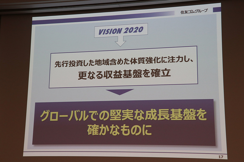 「VISION 2020」で進めてきた体質強化と収益基盤の確立を背景に、グローバルでの堅実な成長基盤を確かなものにしていく