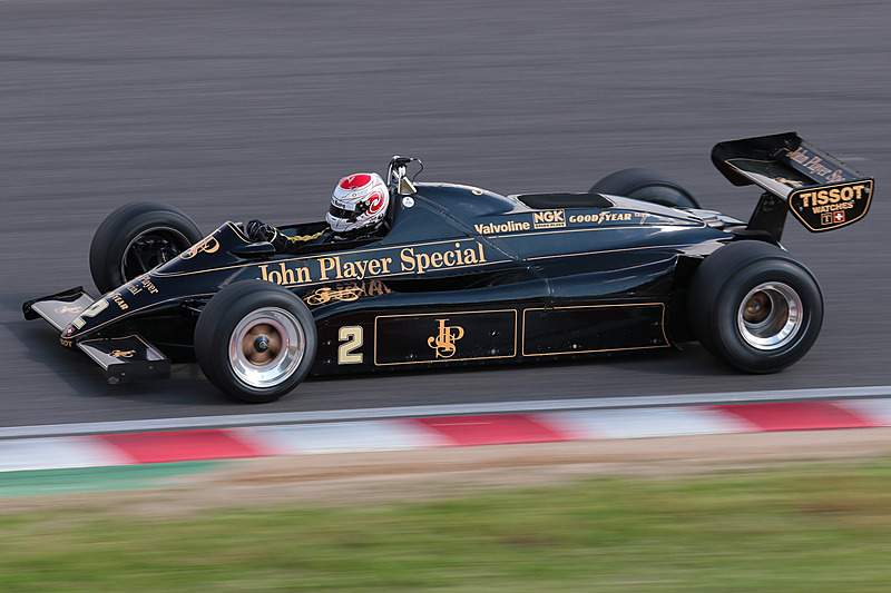 2018年のSUZUKA Sound of ENGINEではLotus 91で表彰台に立っている