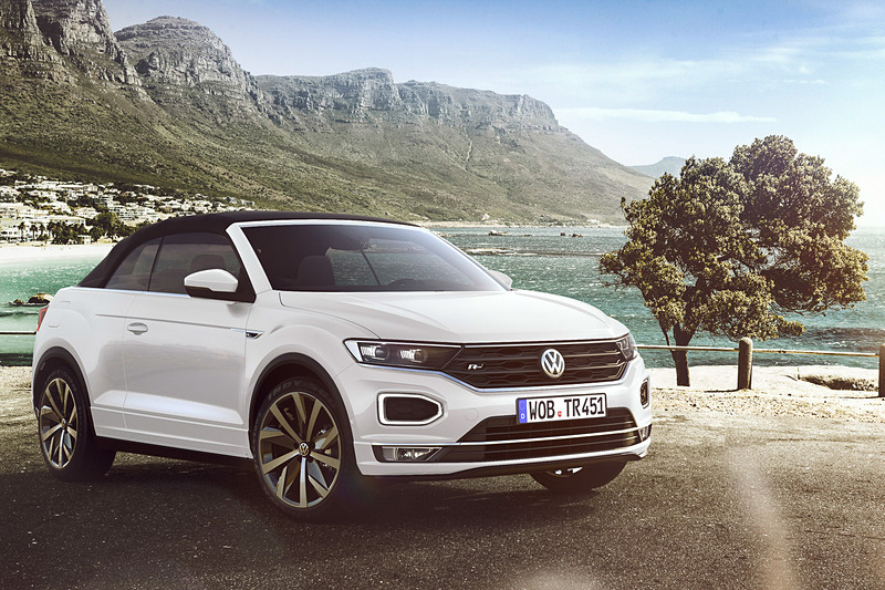 T-Roc カブリオレはクラシックなソフトトップを採用