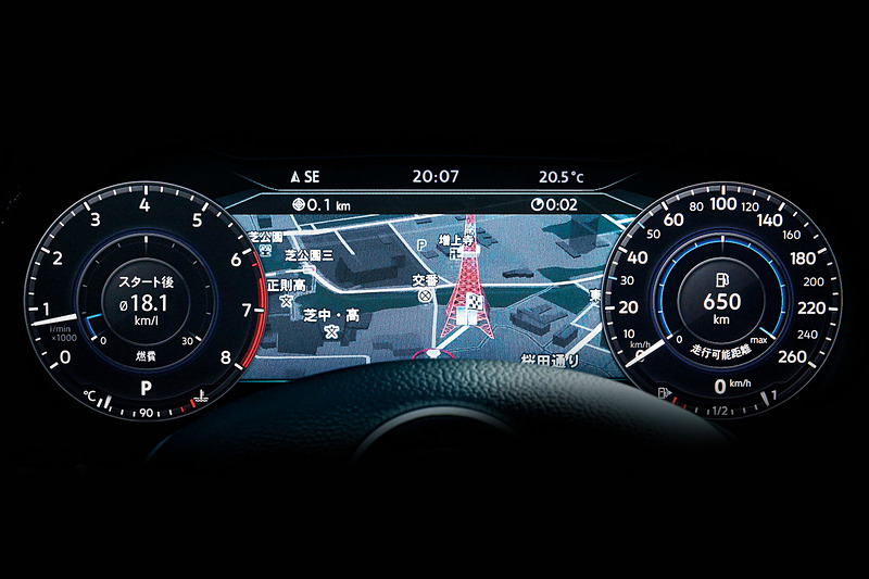 特別仕様車「TDI Highline Meister」のインテリア。専用レザーシートやデジタルメータークラスターの“Active Info Display”を標準装備