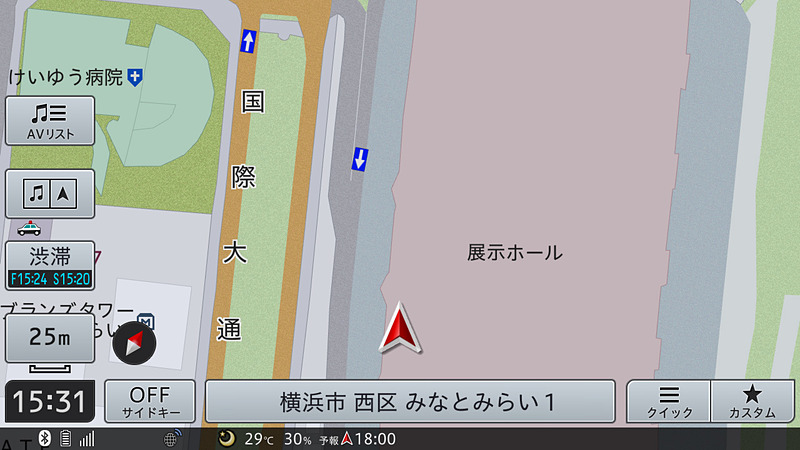 地下駐車場マップはなくなってしまったけれど、入口から出口まで完璧な精度だった