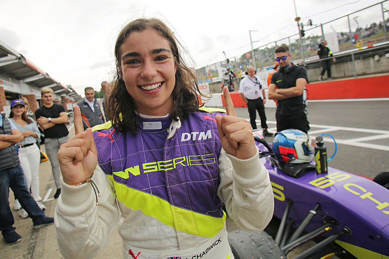 「Wシリーズ」初のチャンピオンに輝いたジェイミー・チャドウィック