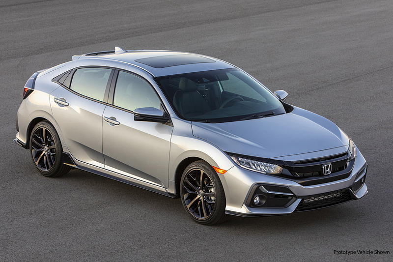 「シビック ハッチバック」2020年モデル（北米仕様。写真はすべてプロトタイプモデル）