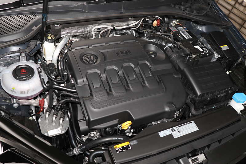 直列4気筒DOHC 2.0リッター直噴ディーゼルターボ「DFG」型エンジン。最高出力110kW（150PS）/3500-4000rpm、最大トルク340Nm（34.7kgfm）/1750-3000rpmを発生し、トランスミッションは7速DSGを採用