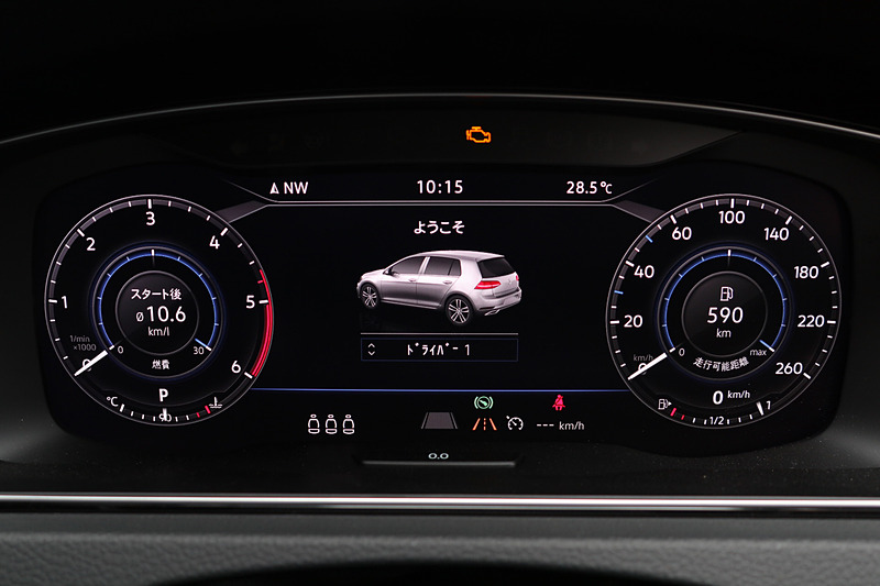 デジタルメータークラスター“Active Info Display”を標準装備