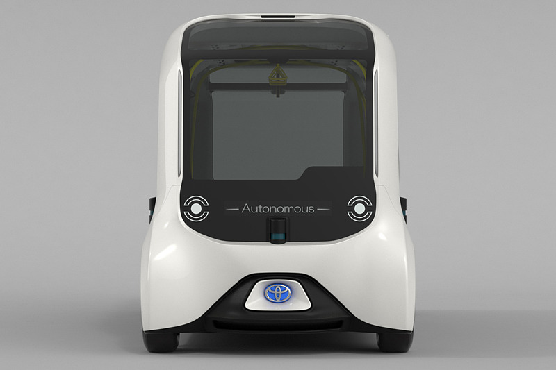 トヨタ初のAutono-MaaS専用EVとして選手村に十数台導入。選手村内の巡回バスとして大会関係者や選手の移動をサポート。低床フロアや電動スロープ、停留所への正着制御により、車いすの人も乗降しやすく、スムーズな短距離移動をサポート。自動運転（SAEレベル4相当）による運行を予定。各車両にオペレーターが1人搭乗して自動運転による運行をモニタリングするとともに、各車両の運行状況を統合的に管理するシステムも提供