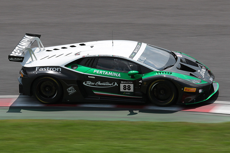 88号車 LAMBORGHINI HURACAN GT3（JLOC、アンドレア・カルダレッリ/マルコ・マペッリ/デニス・リンデ組）