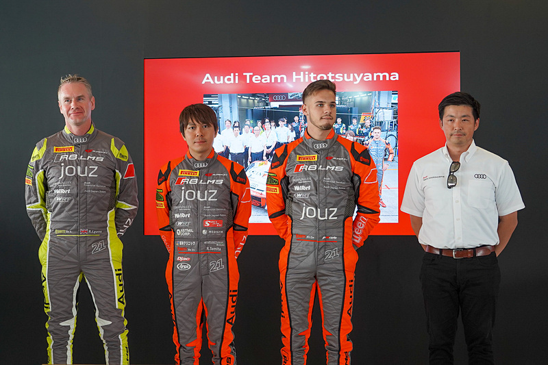 日本のSUPER GTでもお馴染み21号車 Audi R8 LMS GT3（Audi Team Hitotsuyama、リチャード・ライアン/富田竜一郎/アレッシオ・ピカリエロ組）