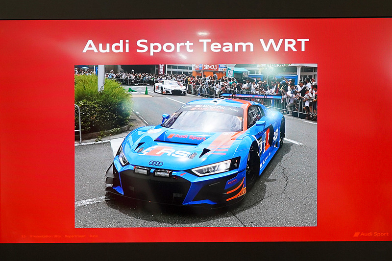 25号車 Audi R8 LMS GT3 Evo（Audi Sport Team WRT、ケルビン・ファン・デル・リンデ/ドリス・バンスール/フレデリック・ヴェルヴィッシュ組）