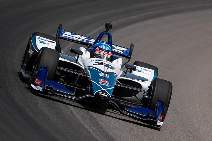 佐藤琢磨選手が乗るレイホール・レターマン・ラニガン・レーシングの30号車「Mi-Jack/パナソニック・ダラーラ・ホンダ」