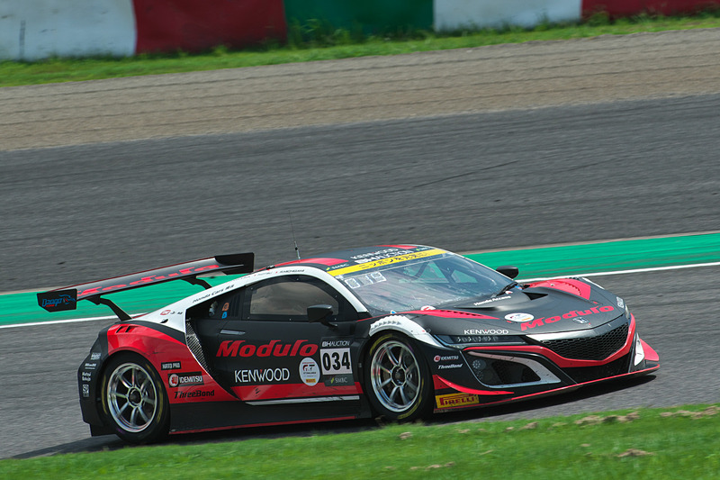 034号車 Honda NSX GT3 Evo（Modulo Drago CORSE、道上龍/大津弘樹/中嶋大祐組）