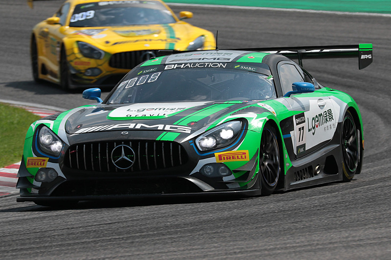 77号車 Mercedes-AMG GT3（Mercedes-AMG Team CraftBamboo Racing、マキシミリアン・ゲーツ/ルカ・シュトルツ/イェルマー・ブルマン組）
