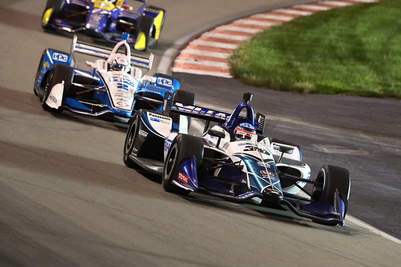 レイホール・レターマン・ラニガン・レーシングのNo.30 Mi-Jack/パナソニック・ダラーラ・ホンダに乗る佐藤選手（ （C）SPORTS BIZ）