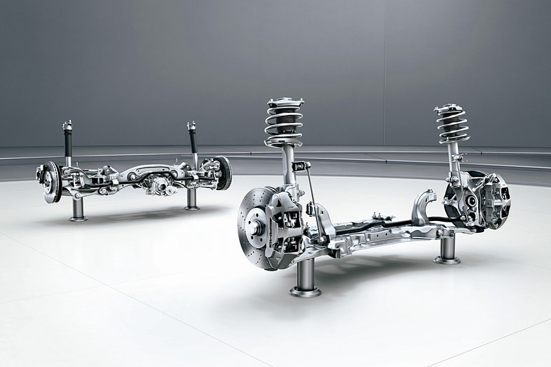 オプション装備の「AMG RIDE CONTROLサスペンション」