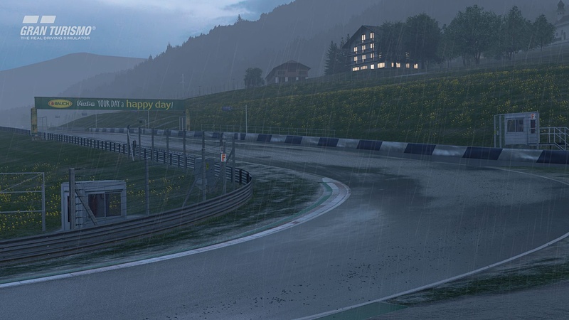 レッドブル・リンクにウェットコンディションが追加された