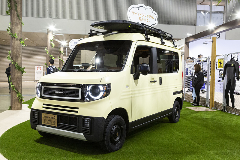 ホンダアクセスが東京オートサロンに出展した「TRIP VAN」。筆者はこのクルマのファンである