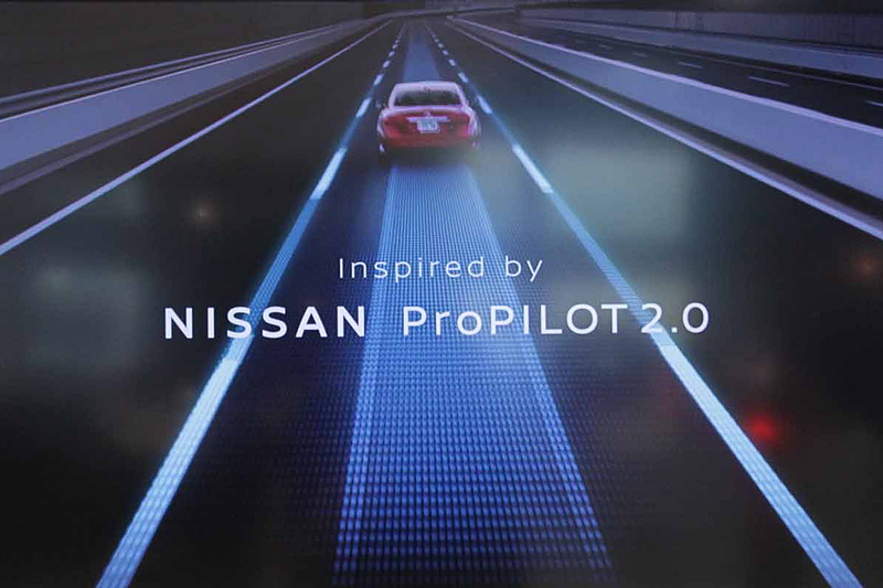 新型「スカイライン」に搭載されている「プロパイロット 2.0」の技術を使って発案された「ProPILOT GOLF BALL」。動画配信されたゴルフボールのかわいらしい動きが話題となっている