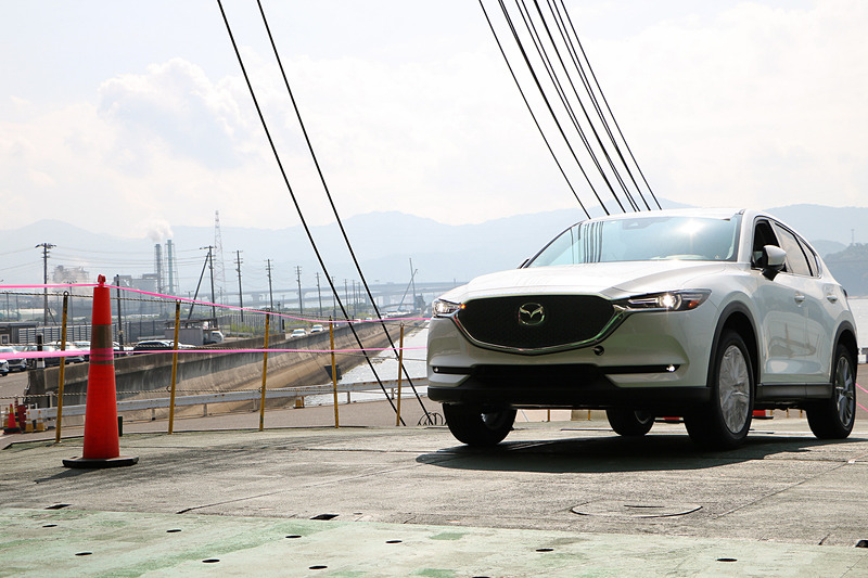 「CX-5」などを生産しているマツダ 防府工場で「自動車専用船見学会」を11月4日に開催