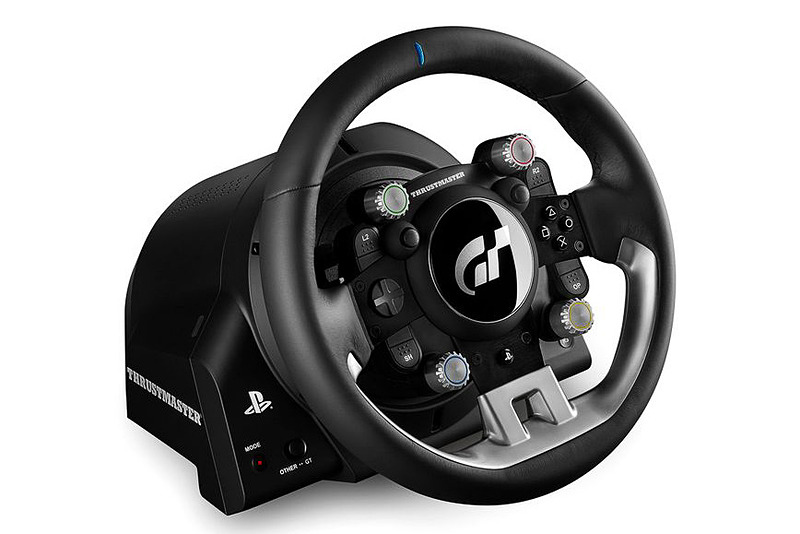 ハンドルコントローラーにはスラストマスターの「T-GT」を使用「グランツーリスモSPORT ロードスター タイムアタック大会」