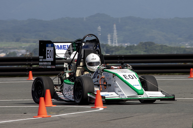 3位の名古屋大学EV。4輪モーター仕様