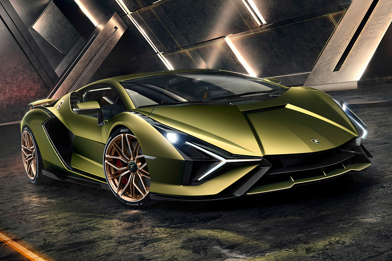 フランクフルトモーターショーで公開されるランボルギーニの新型ハイブリッド・スーパースポーツカー「Sian（シアン）」