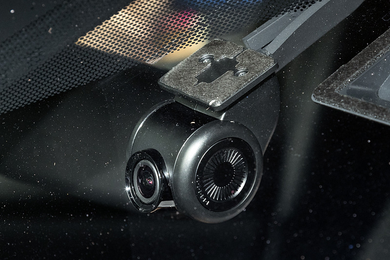 実際の装着状態（フロント）