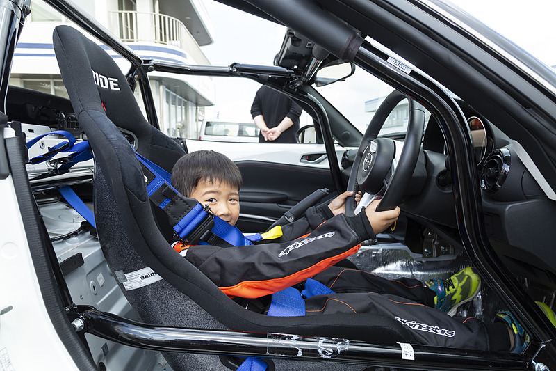 Car Watchロードスターの乗車体験も好評！