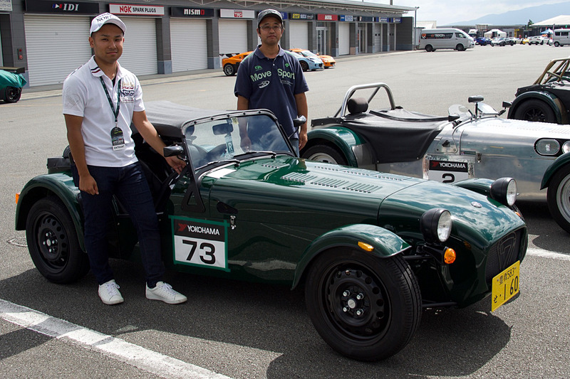 「ケーターハム セブン 160」で参加した熊谷さん親子