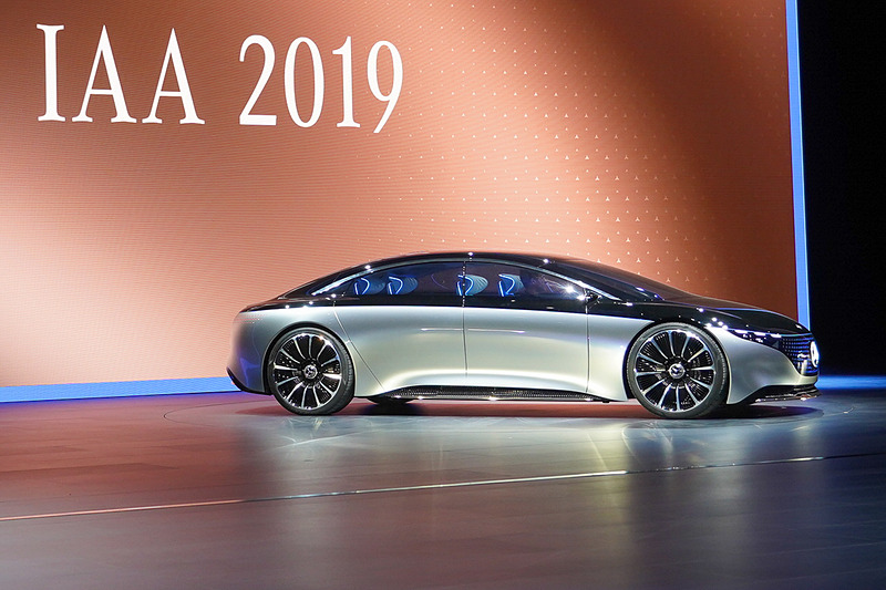 IAA 2019でのメルセデス・ベンツの記者会見ではVision EQSが公開された