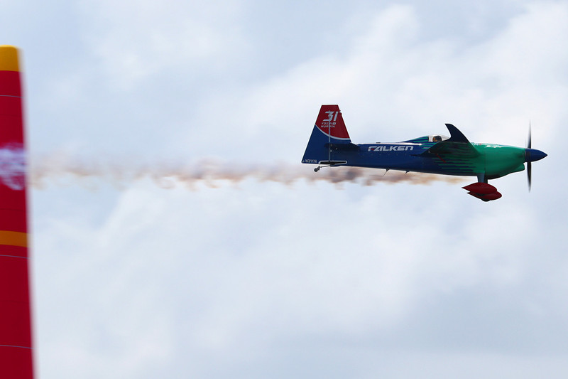 Round of 8で好タイムを出した室屋選手のフライト