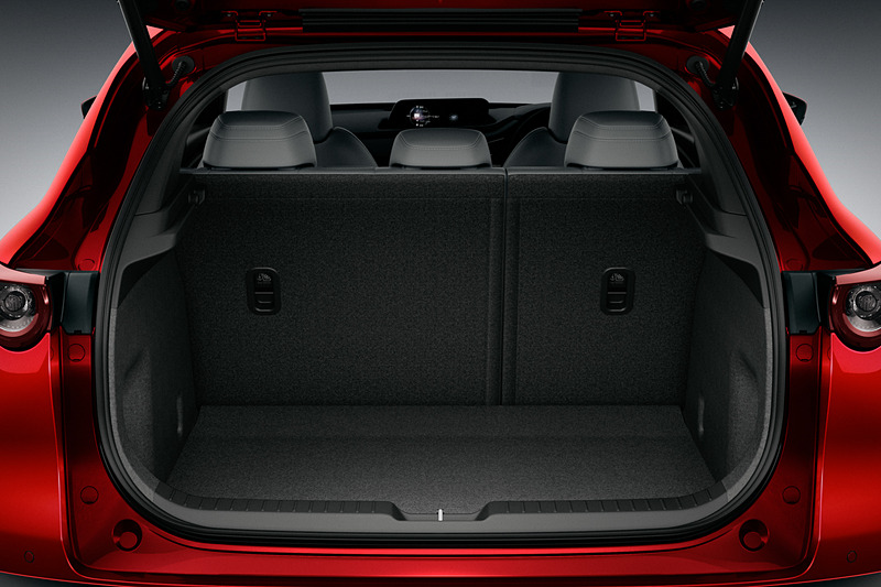 大型のベビーカーも乗るラゲッジスペース