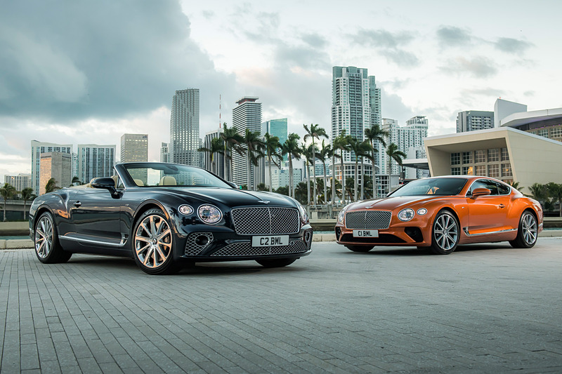 V型8気筒ツインターボエンジンを搭載する新型モデル「コンチネンタル GT V8」「コンチネンタル GT V8 コンバーチブル」を日本導入