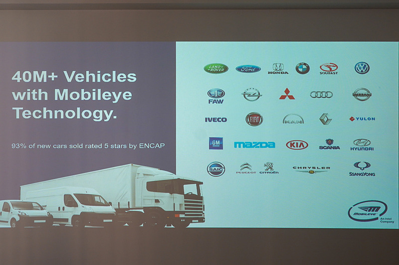 Mobileyeを採用している自動車メーカー、日産自動車、本田技研工業、三菱自動車工業、マツダなど