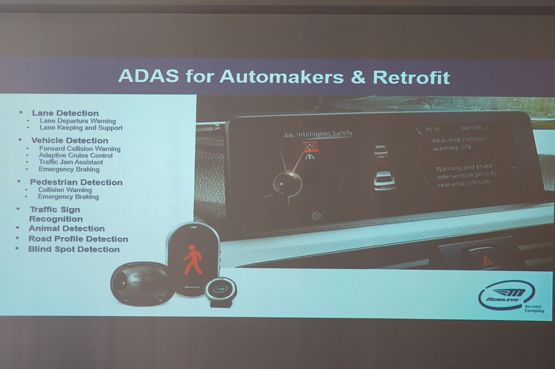ADASの技術を自動車メーカーに提供するのと同時に、アフターマーケット向けの製品にも取り組んでいる