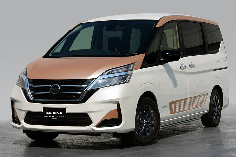 コンセプトモデル「Adventure Log Cabin」（セレナ 助手席スライドアップシート仕様）