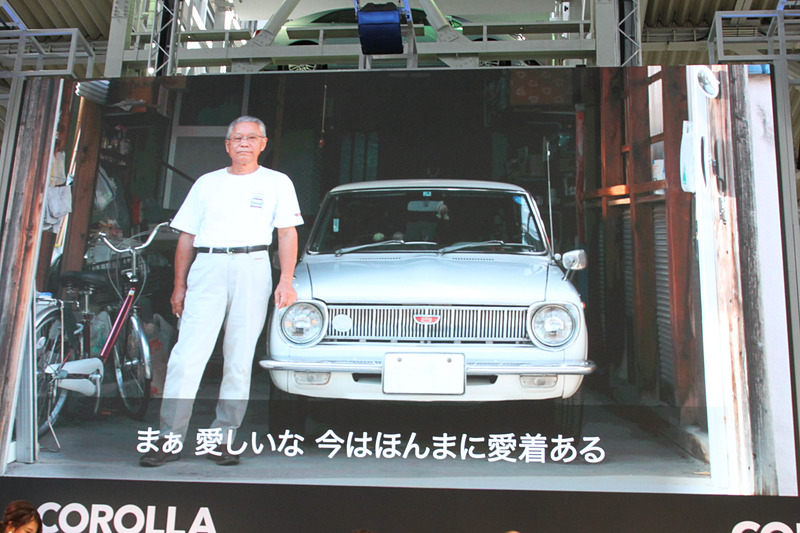 今も初代カローラを乗り続けている男性の紹介