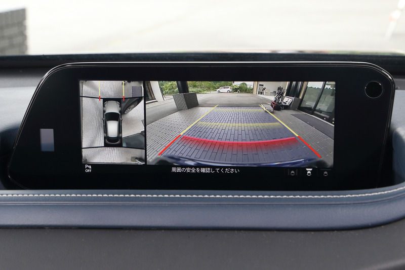 オプションで360度ビューモニターも用意