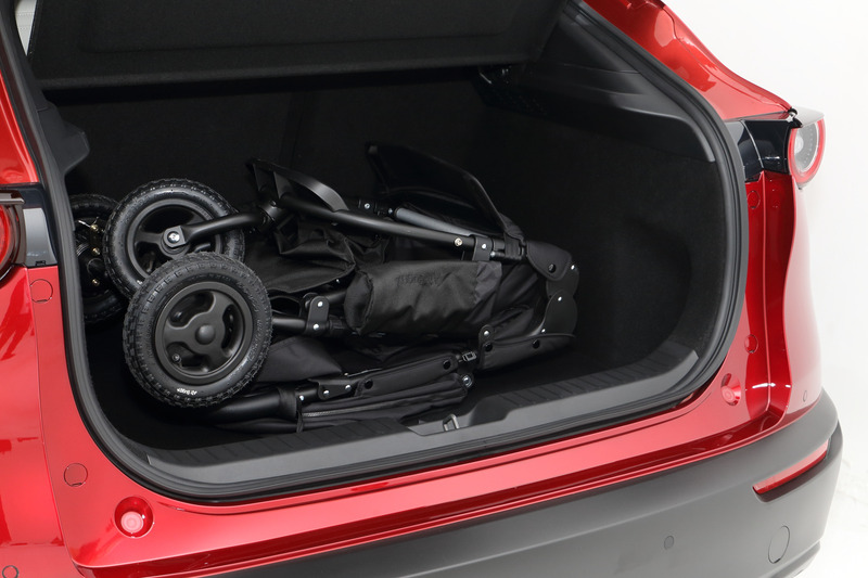 ベビーカーを積載した状態