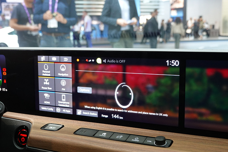 「OK Honda！」のウェイクアップワードでパーソナルアシスタントが起動。自然言語で会話が進められる