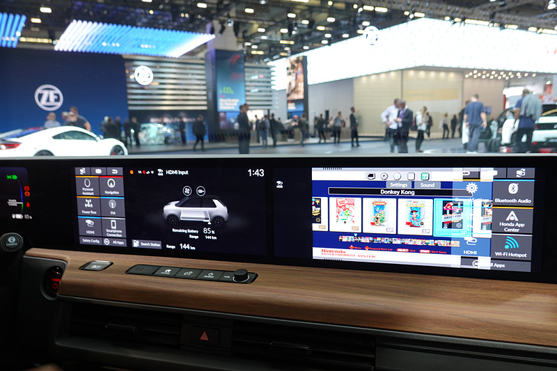 HDMI端子にゲーム機をつなぐと、ゲーム画面が表示された