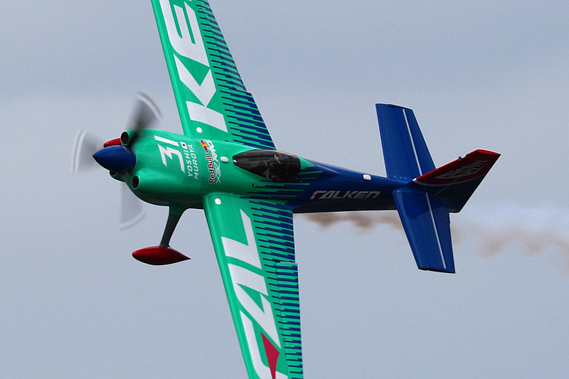 2019年千葉大会。大逆転優勝を遂げた室屋選手のフライト