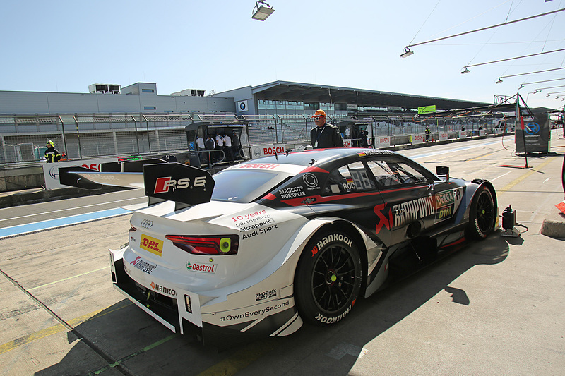 テクニカルトラブルで26周目にリタイアしたマイク・ロッケンフェラー